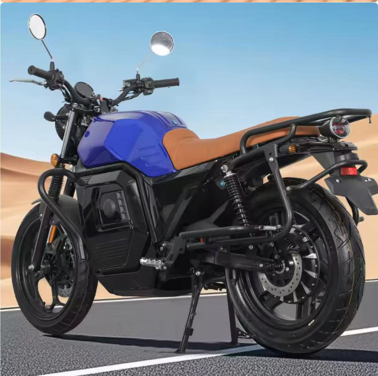 72V 2000W 成人高速运动电动摩托车