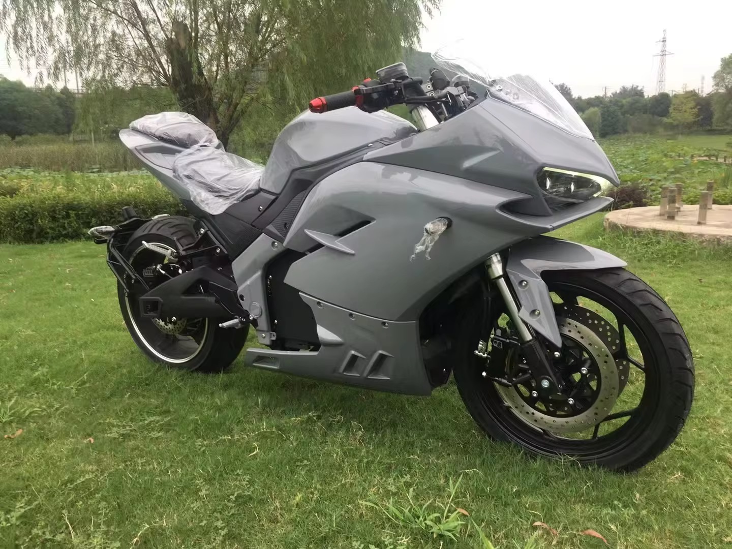 DK 96V 成人无刷电机竞速电动摩托车，150km/h