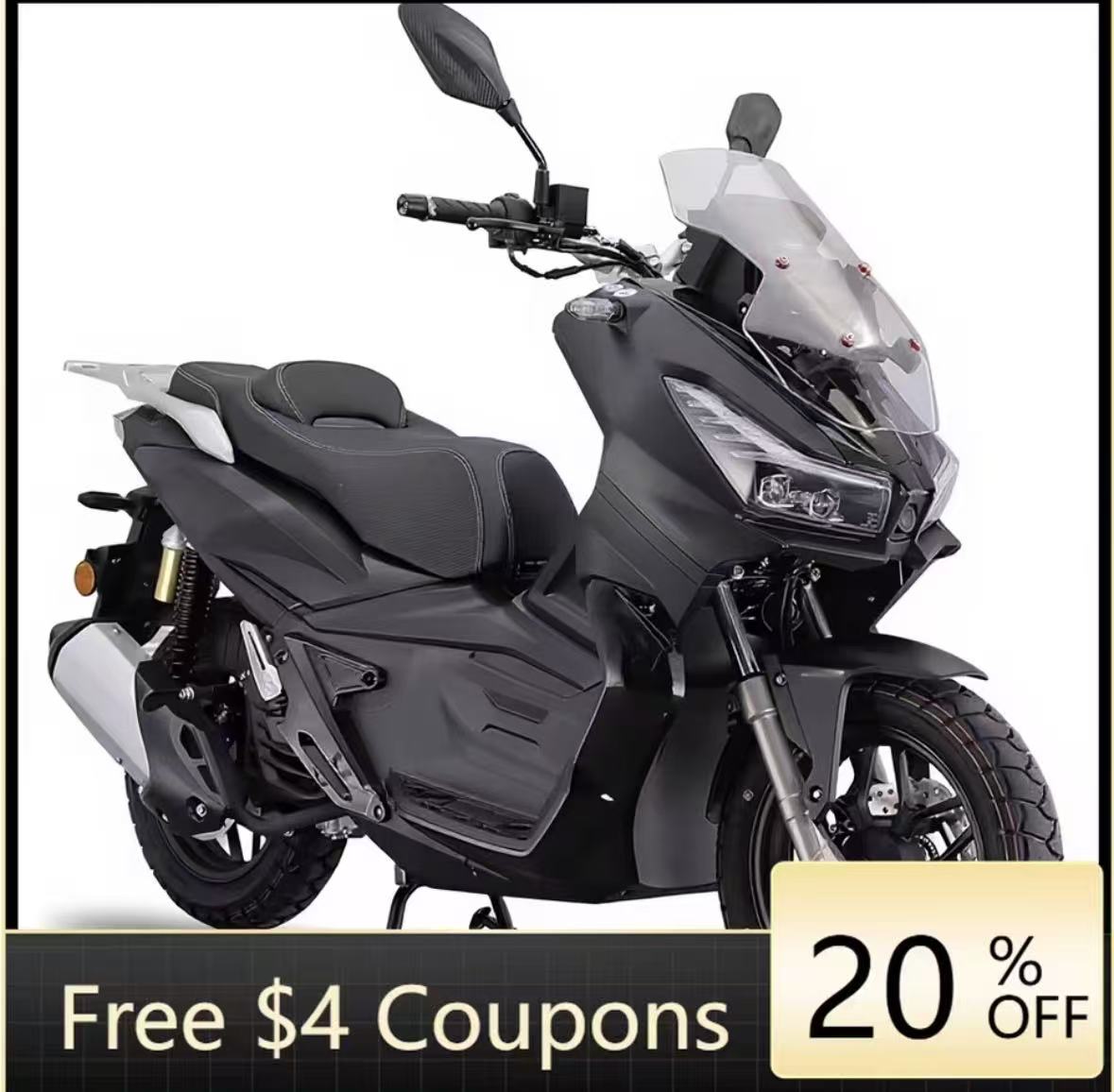 YZHGB 150cc 电喷燃油摩托车，前后双碟刹