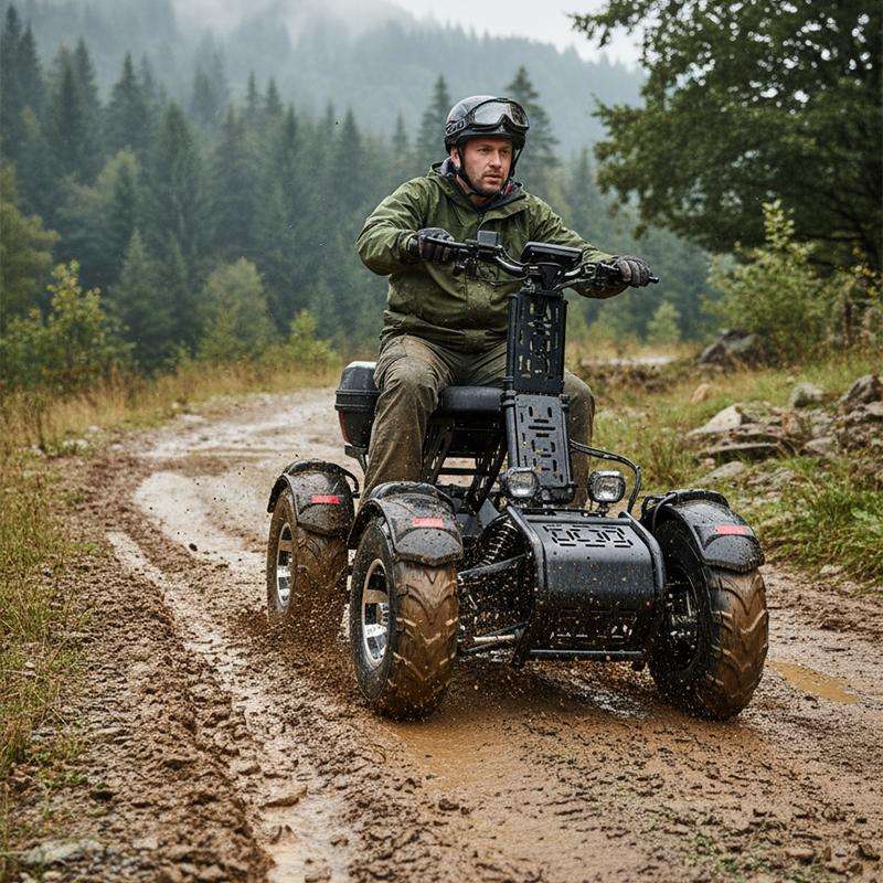 60V 10000W 成人四驱重载全地形电动 ATV